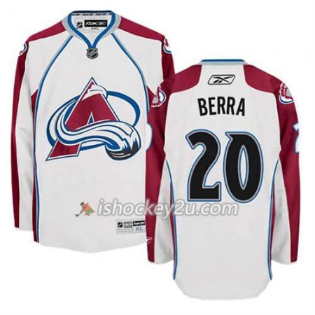 Reebok Mænd NHL Colorado Avalanche Trøje Reto Berra #20 Udebane Hvid