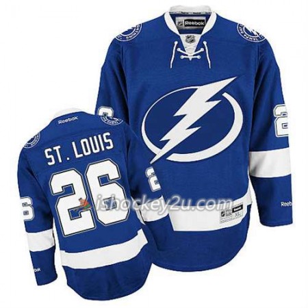 Reebok Mænd NHL Tampa Bay Lightning Trøje Martin St. Louis #26 Hjemme Blå