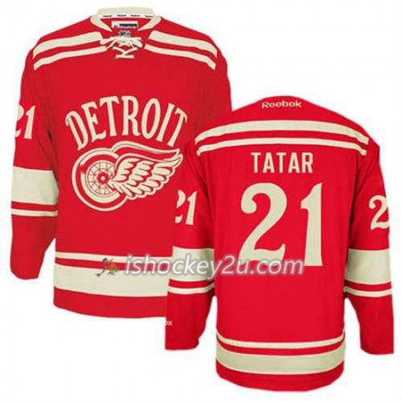 Reebok Mænd NHL Detroit Red Wings Trøje Tomas Tatar #21 2014 Winter Classic Rød