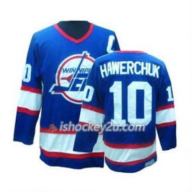 Reebok Mænd NHL Winnipeg Jets Trøje Dale Hawerchuk Blå #10 Hvid
