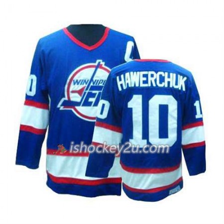 Reebok Mænd NHL Winnipeg Jets Trøje Dale Hawerchuk Blå #10 Hvid Reebok Mænd NHL Winnipeg Jets Trøje Dale Hawerchuk Blå #10 Hvid