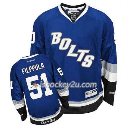 Reebok Mænd NHL Tampa Bay Lightning Trøje Valtteri Filppula #51 Tredje Blå Reebok Mænd NHL Tampa Bay Lightning Trøje Valtteri Filppula #51 Tredje Blå