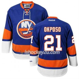 Reebok Mænd NHL New York Islanders Trøje Kyle Okposo #21 Hjemme Blå