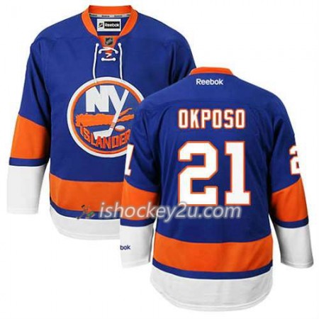 Reebok Mænd NHL New York Islanders Trøje Kyle Okposo #21 Hjemme Blå