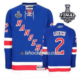 Reebok Mænd NHL New York Rangers Trøje Brian Leetch #2 Hjemme Rick Nash 2014 Stanley Cup
