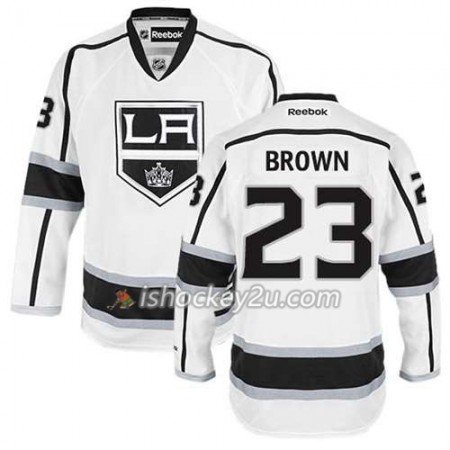 Reebok Mænd NHL Los Angeles Kings Trøje Dustin Brown #23 Udebane Hvid