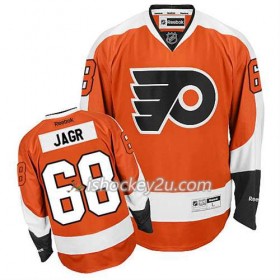 Reebok Mænd NHL Philadelphia Flyers Trøje Jaromir Jagr #68 Hjemme Orange