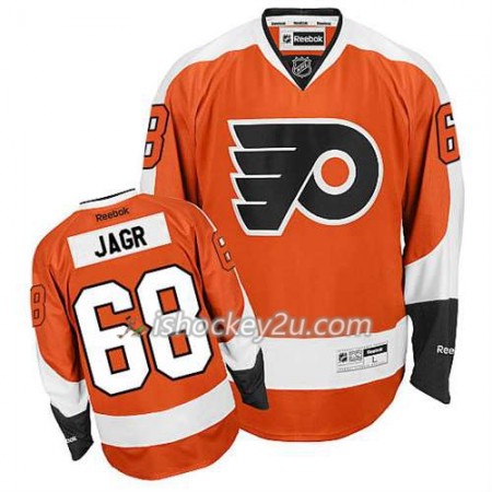 Reebok Mænd NHL Philadelphia Flyers Trøje Jaromir Jagr #68 Hjemme Orange