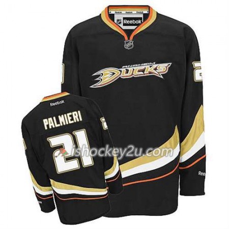 Reebok Mænd NHL Anaheim Ducks Trøje Kyle Palmieri #21 Hjemme Sort