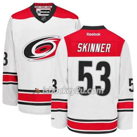 Reebok Mænd NHL Carolina Hurricanes Trøje Jeff Skinner #53 Udebane Hvid
