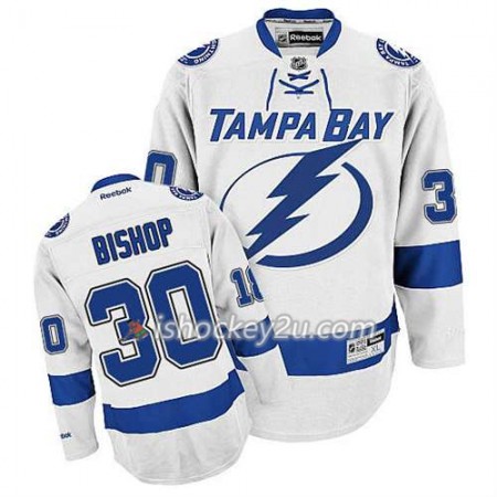 Reebok Mænd NHL Tampa Bay Lightning Trøje Ben Bishop #30 Udebane Hvid