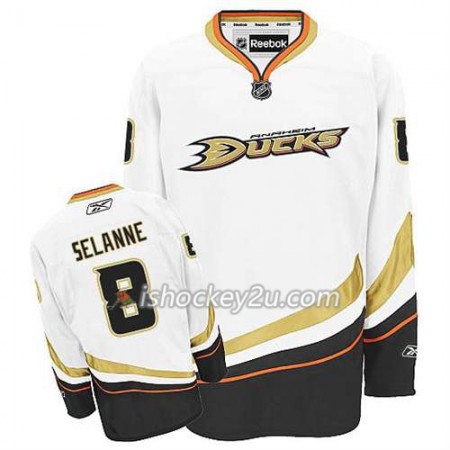 Reebok Mænd NHL Anaheim Ducks Trøje Teemu Selanne #8 Udebane Hvid