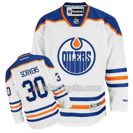 Reebok Mænd NHL Edmonton Oilers Trøje Ben Scrivens #30 Udebane Hvid