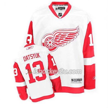 Reebok Mænd NHL Detroit Red Wings Trøje Pavel Datsyuk #13 Udebane Rød