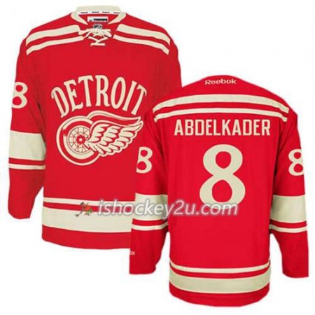 Reebok Mænd NHL Detroit Red Wings Trøje Justin Abdelkader #8 2014 Winter Classic Rød Reebok Mænd NHL Detroit Red Wings Trøje Justin Abdelkader #8 2014 Winter Classic Rød