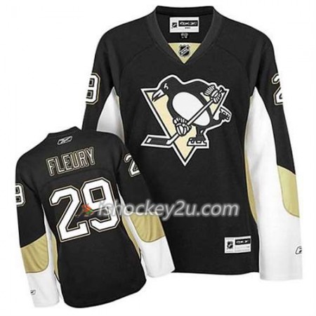 Reebok Mænd NHL Pittsburgh Penguins Trøje Marc-Andre Fleury 29 Sort Hjemme