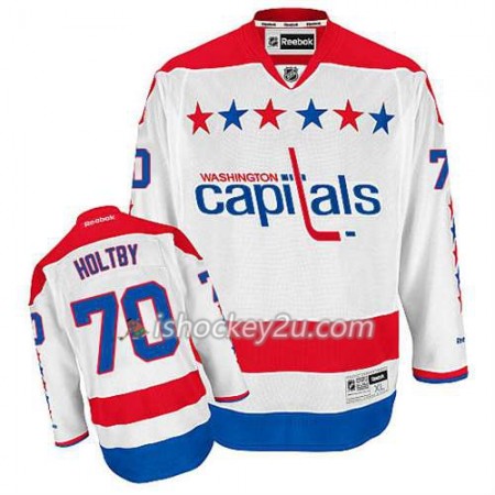 Reebok Mænd NHL Washington Capitals Trøje Braden Holtby #70 Tredje Hvid
