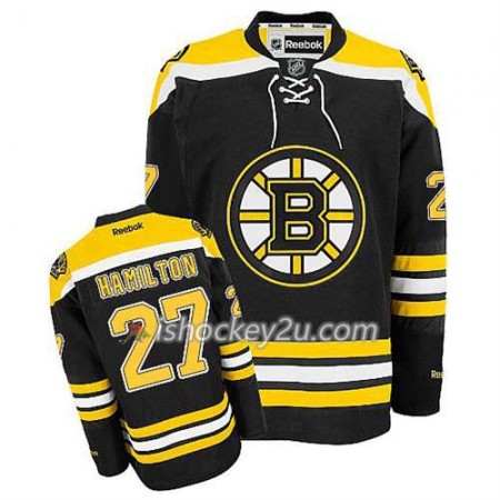 Reebok Mænd NHL Boston Bruins Trøje Dougie Hamilton #27 Hjemme Sort