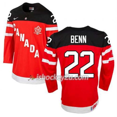 Reebok Mænd NHL Canada Team Trøje Jamie Benn #22 100th Anniversary Rød Reebok Mænd NHL Canada Team Trøje Jamie Benn #22 100th Anniversary Rød