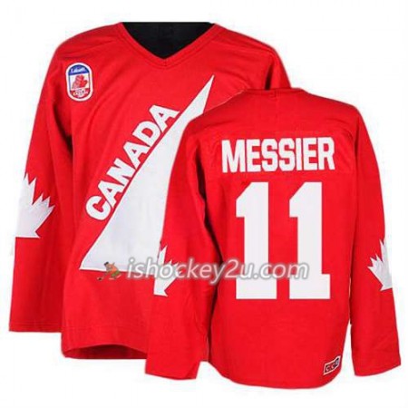 Børn NHL Canada Team Trøje Mark Messier #11 Rød