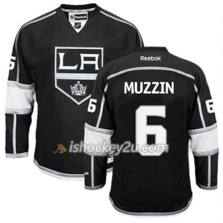 Reebok Mænd NHL Los Angeles Kings Trøje Jake Muzzin #6 Hjemme Sort