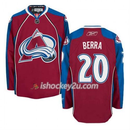 Reebok Mænd NHL Colorado Avalanche Trøje Reto Berra #20 Hjemme Blå