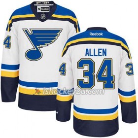 Reebok Mænd NHL St. Louis Blues Trøje Jake Allen Premier Udebane #34