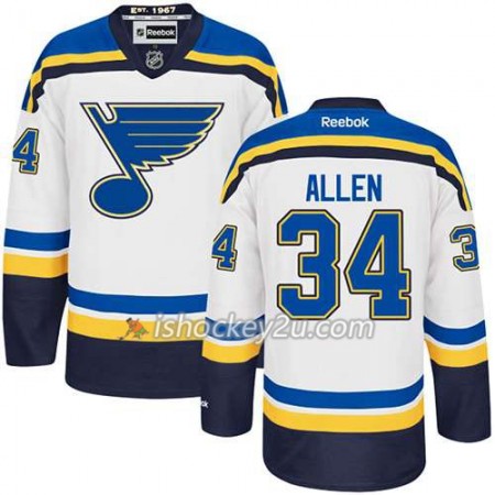 Reebok Mænd NHL St. Louis Blues Trøje Jake Allen Premier Udebane #34