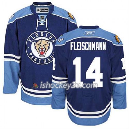 Reebok Mænd NHL Florida Panthers Trøje Tomas Fleischmann #14 Tredje Blå