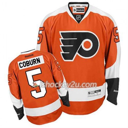 Reebok Mænd NHL Philadelphia Flyers Trøje Braydon Coburn #5 Hjemme Orange