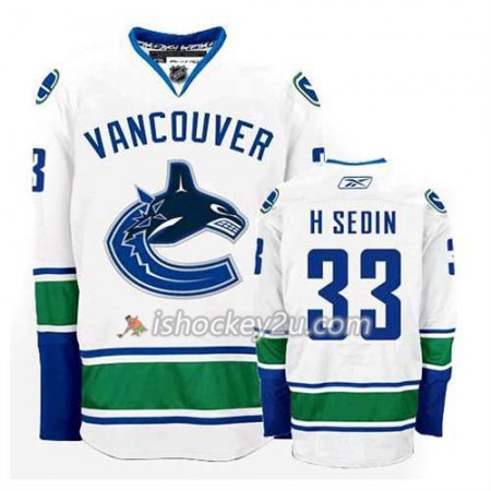 Reebok Mænd NHL Vancouver Canucks Trøje Henrik Sedin #33 Udebane Hvid