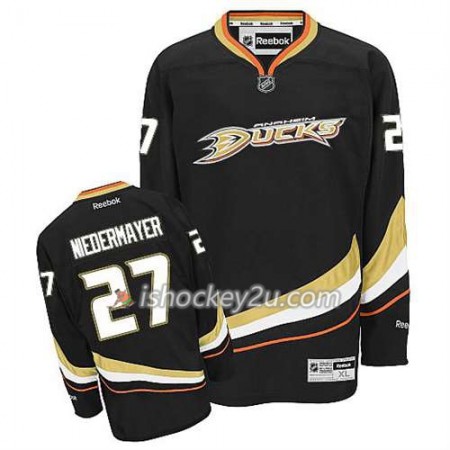 Reebok Mænd NHL Anaheim Ducks Trøje Scott Niedermayer #27 Hjemme Sort