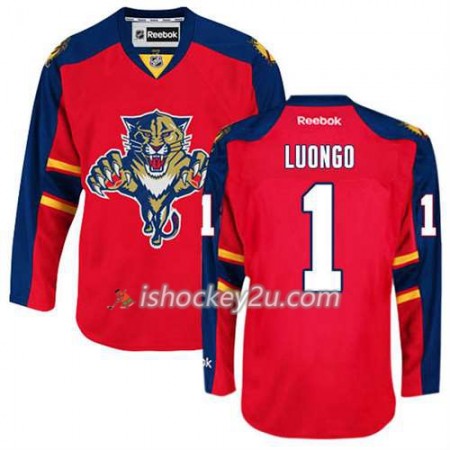 Reebok Mænd NHL Florida Panthers Trøje Roberto Luongo #1 Hjemme Rød