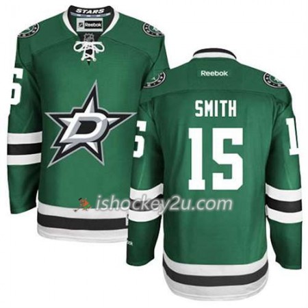 Reebok Mænd NHL Dallas Stars Trøje Bobby Smith #15 Hjemme Sort Reebok Mænd NHL Dallas Stars Trøje Bobby Smith #15 Hjemme Sort