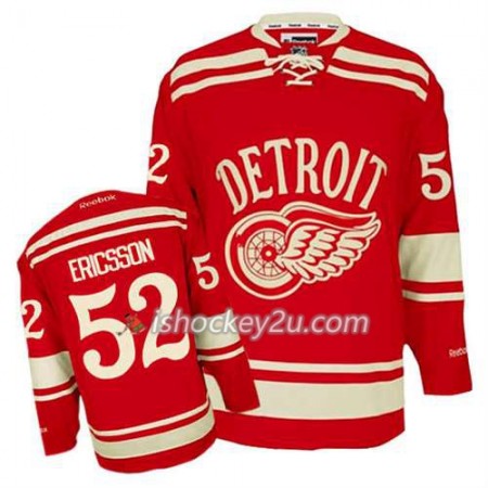 Reebok Mænd NHL Detroit Red Wings Trøje Jonathan Ericsson #52 2014 Winter Classic Rød