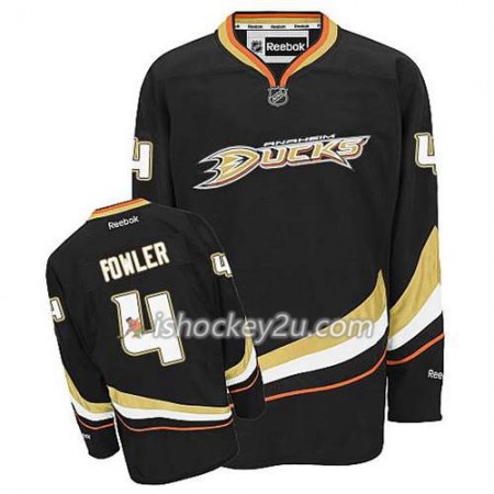Reebok Mænd NHL Anaheim Ducks Trøje Cam Fowler #4 Hjemme Sort