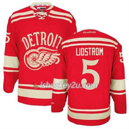 Reebok Mænd NHL Detroit Red Wings Trøje Nicklas Lidstrom #5 2014 Winter Classic Rød
