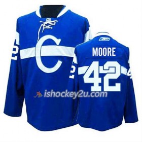 Reebok Mænd NHL Montreal Canadiens Trøje Dominic Moore #42 Tredje Blå