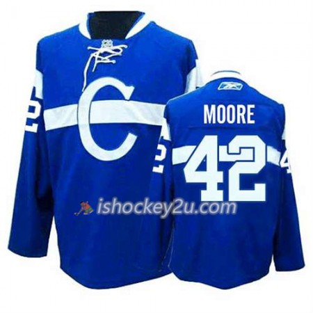 Reebok Mænd NHL Montreal Canadiens Trøje Dominic Moore #42 Tredje Blå