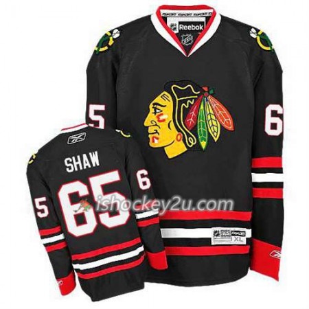 Reebok Mænd NHL Chicago Blackhawks Trøje Andrew Shaw #65 Tredje Sort