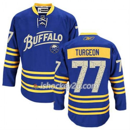 Reebok Mænd NHL Buffalo Sabres Trøje Pierre Turgeon #77 Tredje Blå