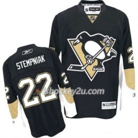 Reebok Mænd NHL Pittsburgh Penguins Trøje Lee Stempniak 22 Sort Hjemme