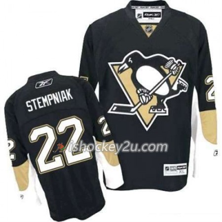 Reebok Mænd NHL Pittsburgh Penguins Trøje Lee Stempniak 22 Sort Hjemme