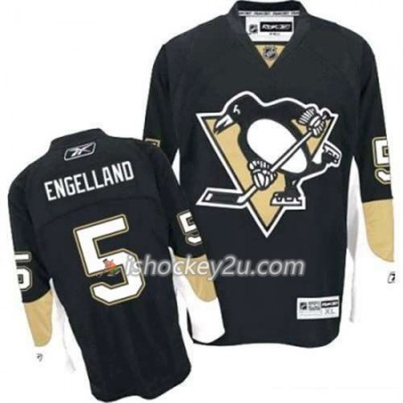 Reebok Mænd NHL Pittsburgh Penguins Trøje Deryk Engelland 5 Sort Hjemme Reebok Mænd NHL Pittsburgh Penguins Trøje Deryk Engelland 5 Sort Hjemme
