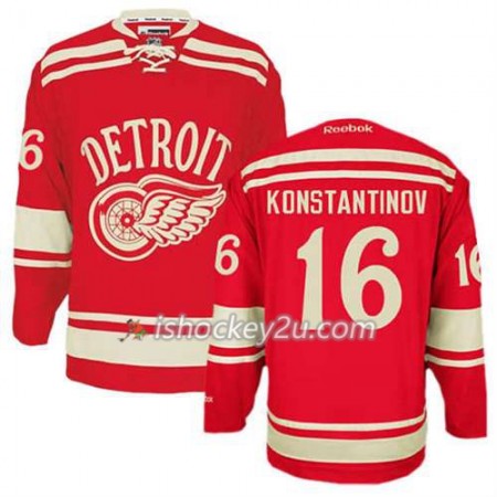 Reebok Mænd NHL Detroit Red Wings Trøje Wladimir Konstantinov #16 2014 Winter Classic Rød Reebok Mænd NHL Detroit Red Wings Trøje Wladimir Konstantinov #16 2014 Winter Classic Rød