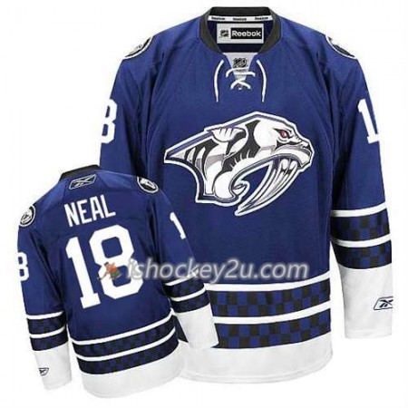Reebok Mænd NHL Nashville Predators Trøje James Neal #18 Tredje Blå