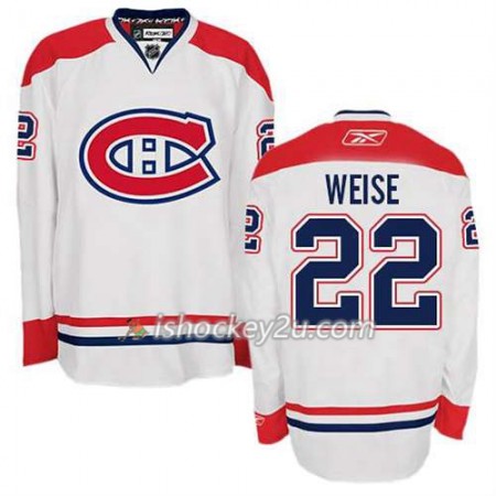 Reebok Mænd NHL Montreal Canadiens Trøje Dale Weise #22 Udebane Hvid
