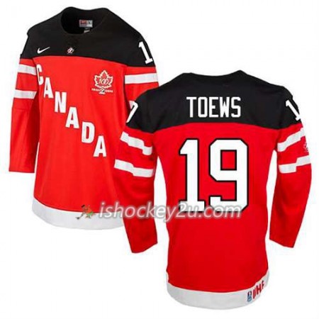 Børn NHL Canada Team Trøje Jonathan Toews #19 100th Anniversary Rød