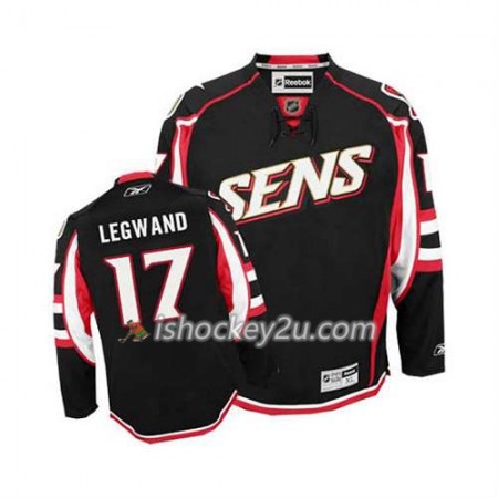 Reebok Mænd NHL Ottawa Senators Trøje David Legwand #17 Tredje Sort