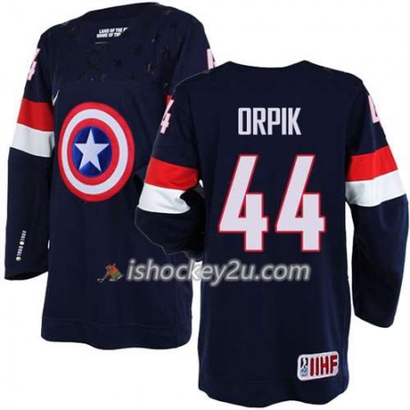 Reebok Mænd NHL USA Team Trøje Brooks Orpik 44 Orpik Blå